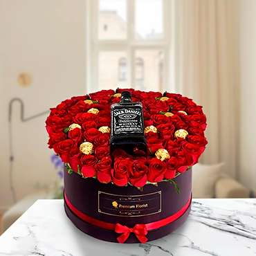 Box with Roses, Ferrero and Whiskey