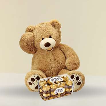 Teddy Bear & Ferrero Rocher