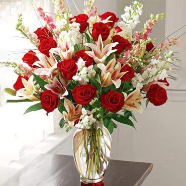 <font color= #FF0000><b>Valentin Gift Center - Flores a Dourados