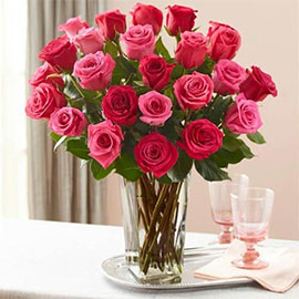 Rosas en Jarron