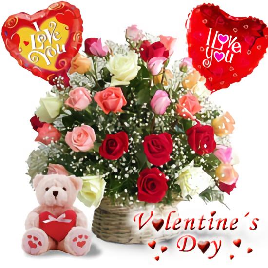 <font color= #FF0000><b>Valentin Gift Center - Flowers to Volcán