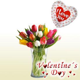 <font color= #FF0000><b>Valentin Gift Center - Flowers to USA