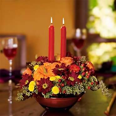 Amber Candle Bouquet