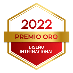 Premio oro al diseño internacional 2022