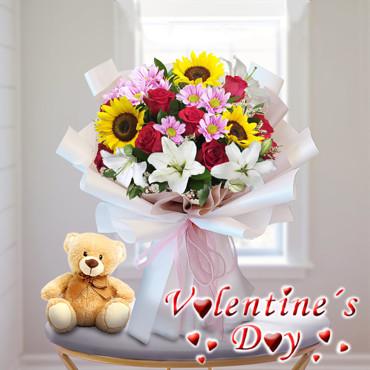 <font color= #FF0000><b>Valentin Gift Center - Flores a Cupey