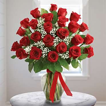 Premium Roses in Vase