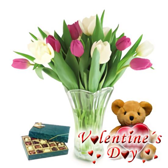 <font color= #FF0000><b>Valentin Gift Center - Flowers to Carazo