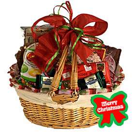 Basket of Christmas Goodies