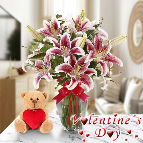 <font color= #FF0000><b>Valentin Gift Center - Flowers to Hialeah