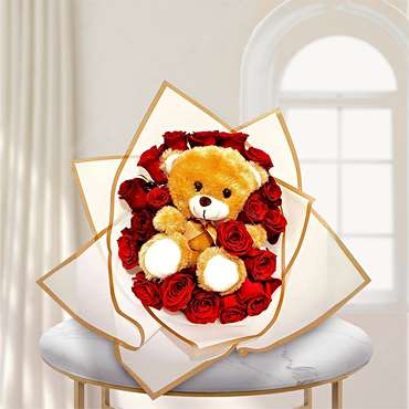 Teddy Roses Bear
