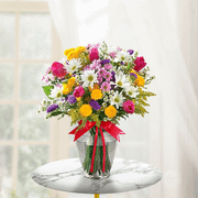 Shine in Flowers FREE VASE - Flowers to USA