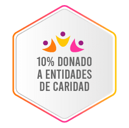 10% donado a entidades de caridad