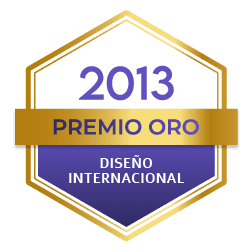 Premio oro al diseño internacional 2013