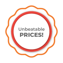 Unbeatable prices in 