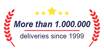 More than 1 millon flower deliveries.